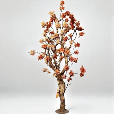 Seta Fiori - Kunstboom - Luxe Kunstbloesemboom - Peach goud - hotel Chique - 150cm - Sakura