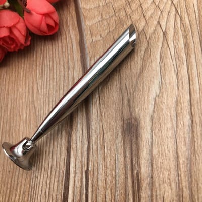 Bureau Pen Potlood Balpen Draaibare Standaard Hotel Receptie Signature Pen Basis Goud Zilver Vaste Basis Studenten Kantoorbenodigdheden zilver