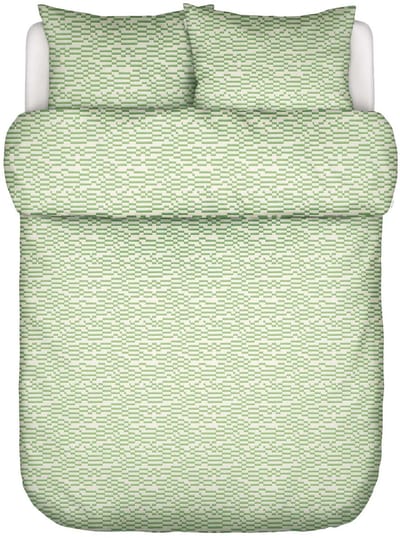 Marc O'Polo Harpa Dekbedovertrek Fern green - Tweepersoons – 200x200/220 cm