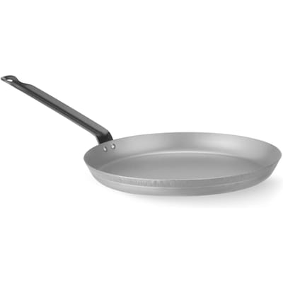 HENDI Pannenkoekenpan - koolstofstaal - lage rand - 29 cm - inductie en oven 220 graden