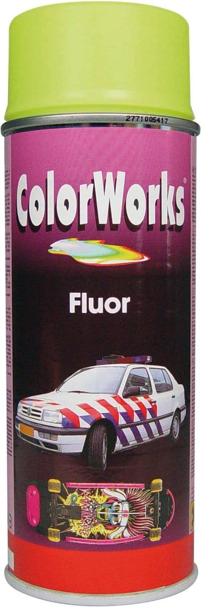 Colorworks 918542 Fluor Alkydlak - Yellow - 400 ml