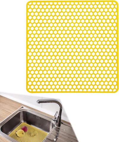Inklapbare Siliconen Spoelbakmat - Antislip - Hittebestendig - Keuken Afdruiponderzetter - Gootsteenbeschermer - 305 x 305 cm