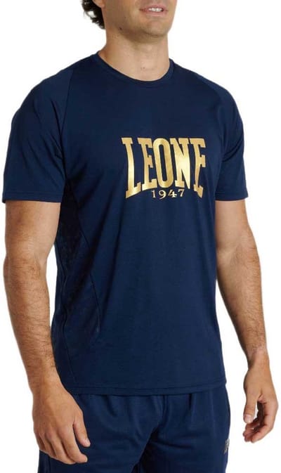 Leone1947 Big Logo Dna T-shirt Met Korte Mouwen Blauw L Man