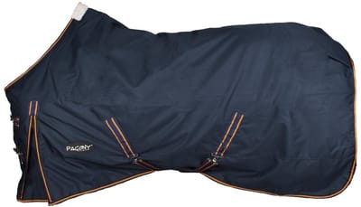 Pagony Pony Turnoutdeken - Maat: 122 - Donkerblauw - Polyamide