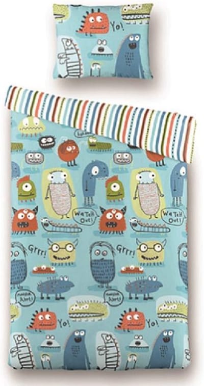 Homéé® Kinderen dekbedovertreksets kartoona junior 120x150cm +1 kussensloop 50x60cm 100% katoen