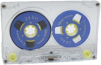 Minicassette Tape - Lege Tape Audio Tape - Muziek Opnemen - 54 Minuten Opnametijd - 6x6x2cm - Blauw