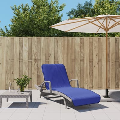 vidaXL - Strandhanddoeken - 2 - st - 400 - g/m² - 75x200 - cm - stof - koningsblauw
