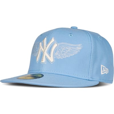 New Era 59FIFTY Petten Unisex - Blauw - Maat 7 1/2 - Katoen