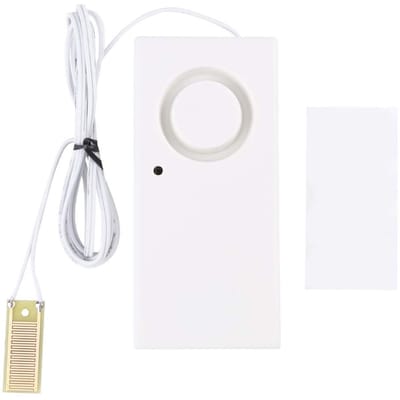 Allecto - Water Leakage Sensor - Wateroverloop Detector - 120dB Alarm - Compact - Waterdetectie - Ideaal voor thuisgebruik - Sensor met hoge gevoel...