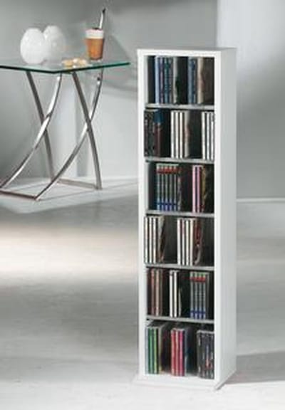 Houten CD DVD-standaard Opbergvak Bevindende plank Boekenplank Decoratieve plank Elementa