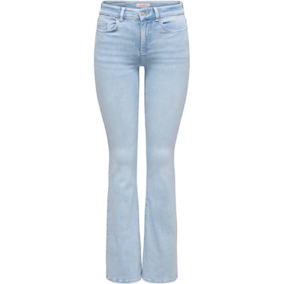 Slim fit bootcut jeans van katoenmix Model 'BLUSH'