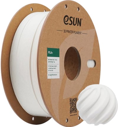 ESUN PLA+ 3D-printfilamenten 1kg PLA+ 1,75mm +/-0,02mm Kromvormingsvrij 3D-printfilament Netjes gewikkeld filament Vacuümverpakking Snelle verzending