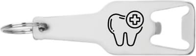 Akyol - tandarts flesopener - Tandarts - beste tandarts - tand - leuk kado voor iemand die tandarts is - 105 x 25mm