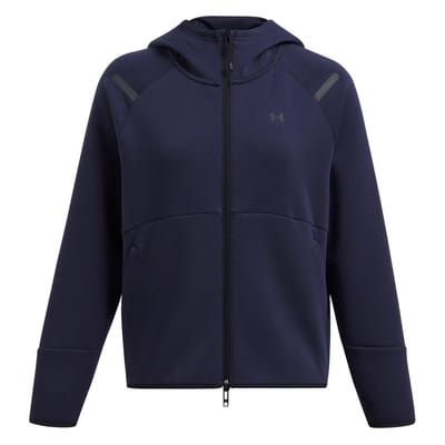 Under Armour Dames-sweatjack ‘Unstoppable’ in twee kleuren (Blauw)