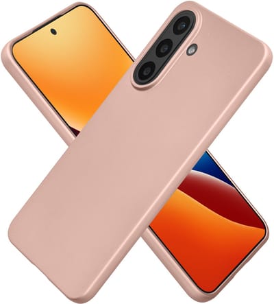kwmobile telefoonhoesje geschikt voor Samsung Galaxy A57 5G - Hoesje voor smartphone - Back cover in metallic roségoud