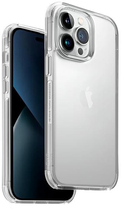 UNIQ Combat Serie - iPhone 14 Pro Hoes - Transparant - Elegant - Betrouwbare Bescherming