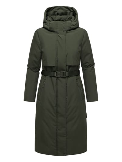 Navahoo dames winterparka WALDBUMMLER – weerbestendig & stijlvol met tailleceintuur
