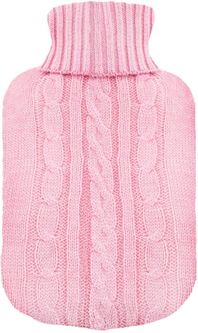 TRIXES Gehaakte Deksel voor Warmwaterkruik - Roze Isolator Cover - Alleen Deksel