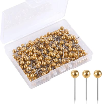 200 Stuks Ronde Kop Kaart Push Pins - Punaises voor Reiskaart, Kurkbord en Foto's - Thuis, Kantoor & School DIY Craft