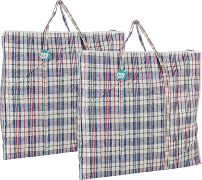 Opbergtassen 120L met Rits – 2 Stuks Extra Grote Opbergzakken voor Kleding, Dekbedden & Verhuizen – XXL Opvouwbare Opbergtas