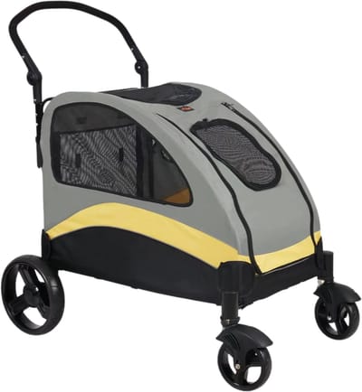 Hondenbuggy - Inklapbaar - Voor kleine honden - Tot 55KG - All terrain - Comfort