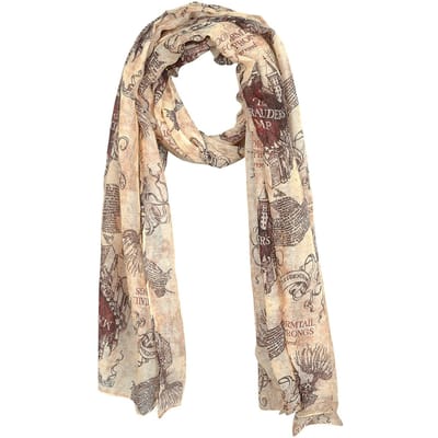 Harry Potter Marauder's Map Dames Doek - meerkleurig - Standard