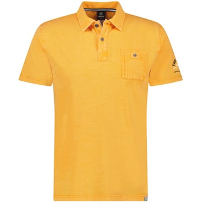 Lerros - Polo Korte mouw - Heren - L - 921 MANGO - Katoen - 2463264