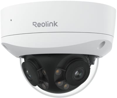Reolink Duo 2V PoE - 4K 8MP UHD - IK10 Vandalismebestendig - 180° Panoramisch Gezichtsveld - Spotlight