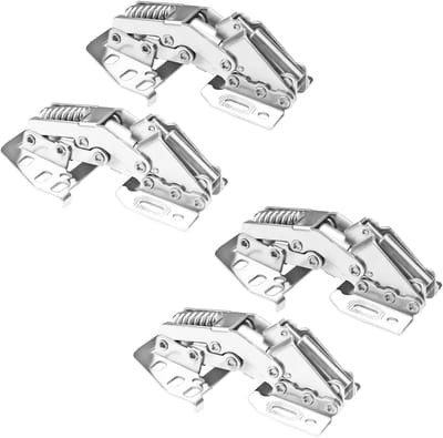 4 Stuks Zware Deurscharnieren voor Kasten - Flap Stay Lift Buffer voor Keukenkasten, Boekenkasten en Caravans