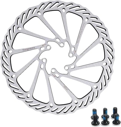 Fietsremschijf Rotor - Fietsonderdeel - Veilig Fietsen - Roestvrij Staal - 160mm - Zilverkleurig