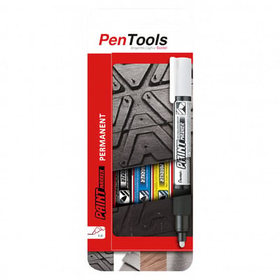 Pentel Paint Marker Bullet – Set van 4 – Assortie Kleuren – Permanente Verfstiften op Oliebasis