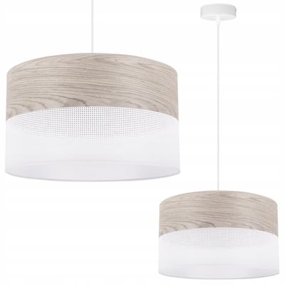 Hanglamp Houtfineer Eiken - Stijlvolle Plafondlamp voor Woonkamer