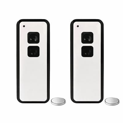 Handzender Geschikt voor Novoferm Novotron 502 / 504 / 512 / 522 / 524 – 433 MHz Garagedeur Afstandsbediening – Voordeelpack 2 Stuks – 2 Kanalen