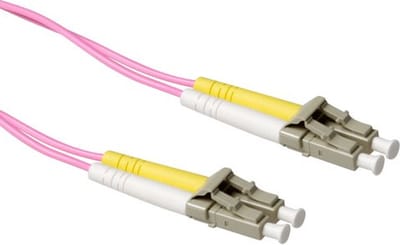 ACT 17 meter LSZH Multimode 50/125 OM4 glasvezel patchkabel duplex met LC connectoren RL9717