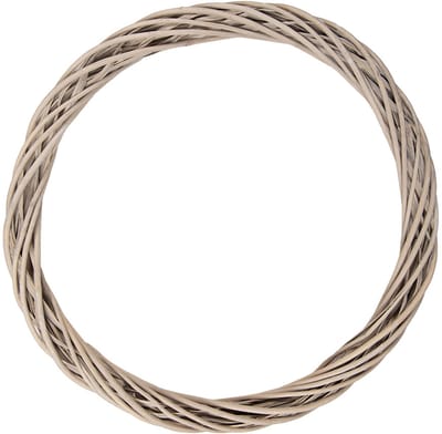 Clayre & Eef Krans Ø 50x5 cm Bruin Rotan