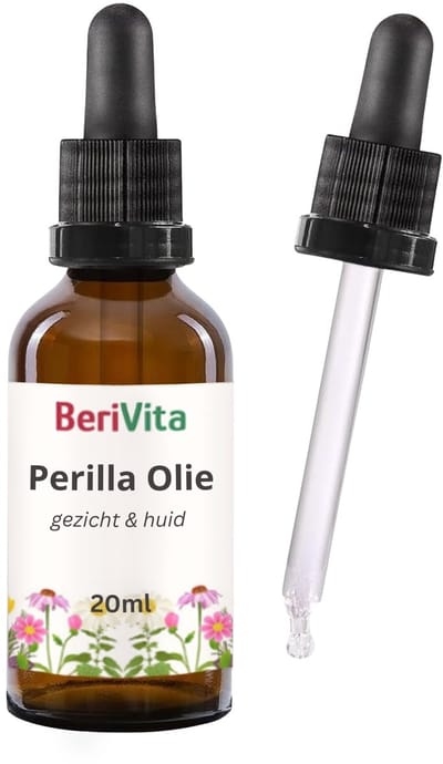 Perilla Olie Puur 20ml Pipetfles - Onbewerkte Shiso Olie