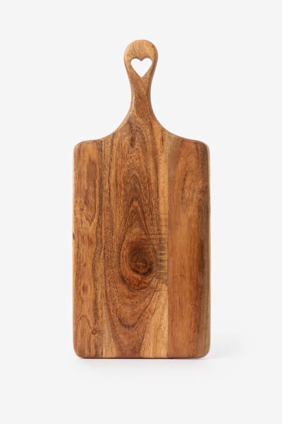 Sissy-Boy - Bruine houten snijplank met hart