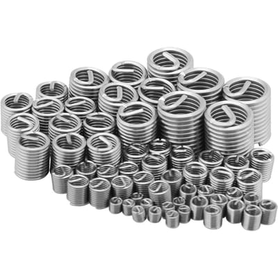 Kit de réparation de filetage en acier inoxydable 60 pièces M3 M4 M5 M6 M8 M10 M12