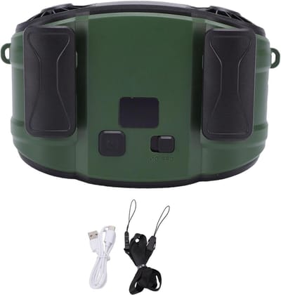 Heupventilator - Draagbare koeler - Buitenactiviteiten - Dubbele luchtstroom - 8000 mAh - Zwart