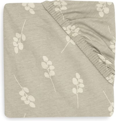 Jollein - Hoeslaken Jersey 70x140cm - Wieg, Ledikant, Babybed - Twig - Olive Green