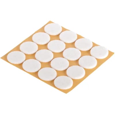Fix-o-moll Meubelglijder - Zelfklevend - Vilt - Diam. 22mm - Rond - 16 Stuks
