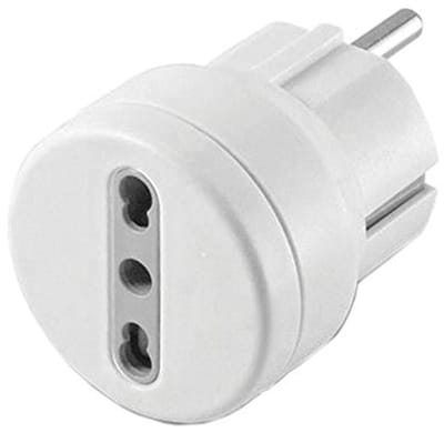 Witte adapter met USB-verbinding en Electralock-vergrendelingssysteem