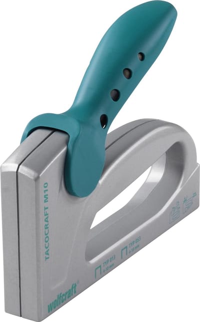 wolfcraft - Handtacker - Nietpistool - tacocraft M 10, met metalen behuizing - 7080000
