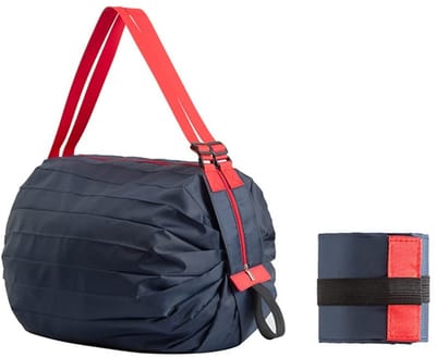 Dailygoody - Opvouwbare boodschappentas - Herbruikbare tas - Modieuze schoudertas - Compact formaat - Wasbare tas - Geschikt voor dagelijks gebruik -
