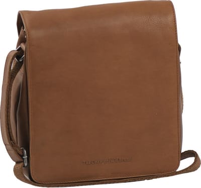 The Chesterfield Brand Leren Schoudertas Florence Flap Over Bag Cognac Bruine