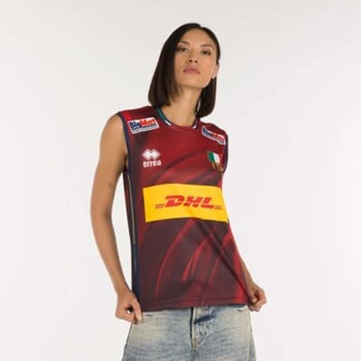 Errea Italië Volleybal 4E Wedstrijd Unisex Shop Ad 25/28 Tanktop - Sportswear - Volwassen
