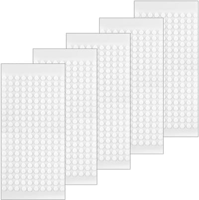 1000 Stuks Dubbelzijdige Lijmplaatjes 8mm, Sterke Transparante Lijmplakken voor Ballonnen, DIY Fotomontage en Thuisdecoratie