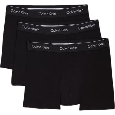 Calvin Klein Comfortabele Boxer Briefs Met Hoge Taille Met Logo Heren Ondergoed Zwart LV00NB4286-TM6 M