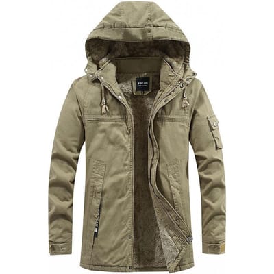 Nieuwe Winter Jeugd Katoen Gevoerde Jas Heren Middellange Slim-Fit Gewassen Katoen Gevoerde Jas Verdikte Jas Katoen Gevoerd Jack XXXXL