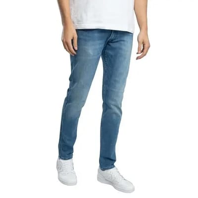 Replay Heren Jeans Broeken Anbass slim Fit Blauw 40W / 34L Volwassenen